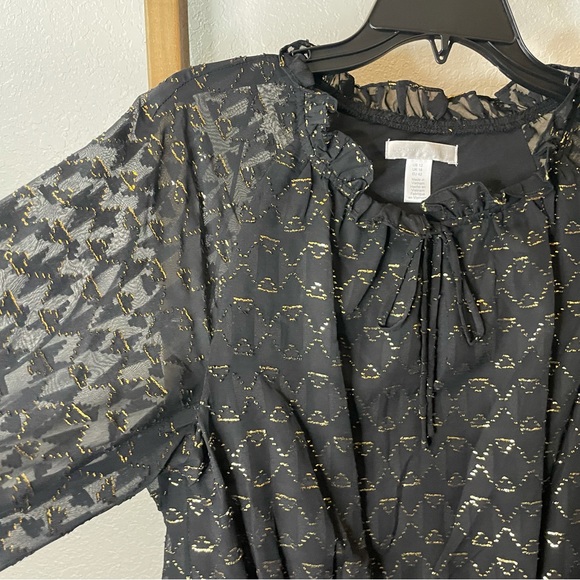 LONDON TIMES Clipped A-Line Dress - Picture 5 of 16